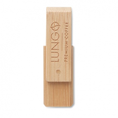 Logotrade mainoslahjat ja liikelahjat tuotekuva: Bambu USB 16GB