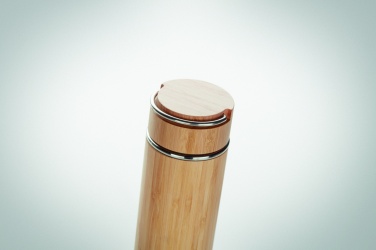 Logotrade mainostuotet kuva: Bambu termospullo 400 ml TAMPERE