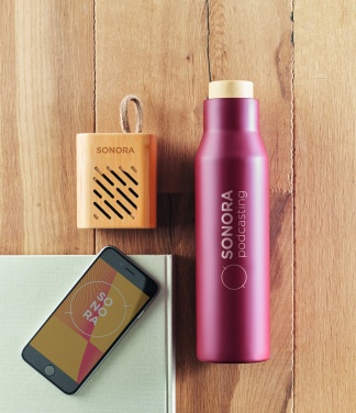 Logo trade liikelahja mainoslahja tuotekuva: Langaton 3W bambukaiutin