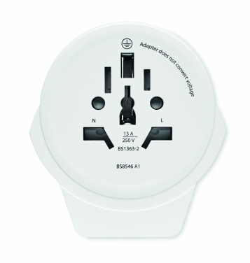 Logo trade liikelahjat mainoslahjat kuva: Matka-adapteri 12W