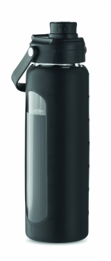 Logo trade mainoslahjat tuotekuva: Lasipullo hylsyllä 750 ml