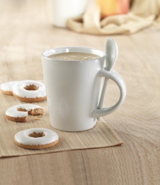 Logotrade liikelahja mainoslahja kuva: Muki ja lusikka