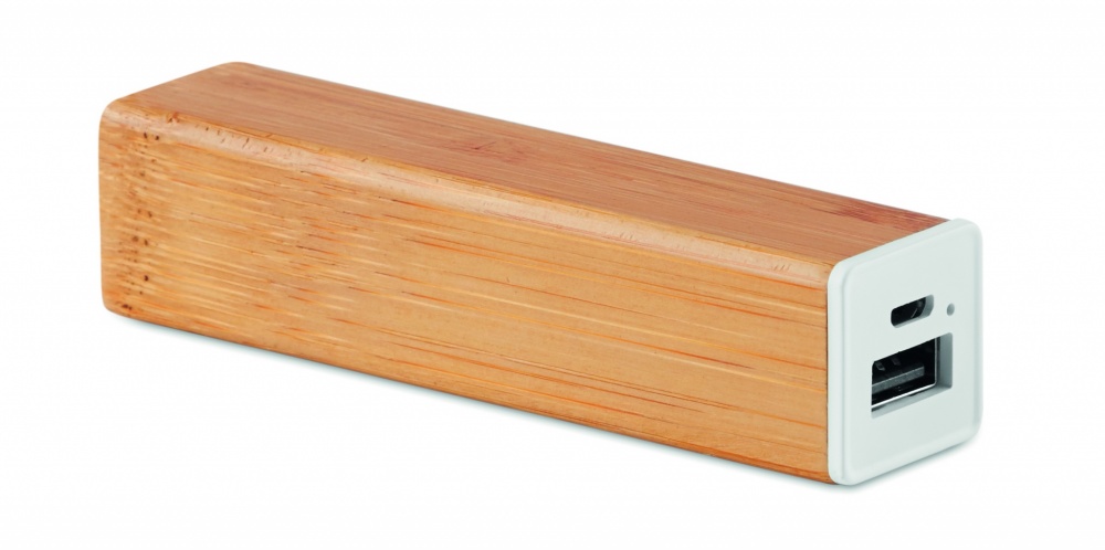 Logotrade liikelahjat kuva: Bambu varavirtalähde 2200 mAh POWERBAM