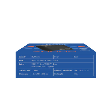 Logo trade mainoslahjat ja liikelahjat kuva: Virtapankki Silicon Power GS15 20000 mAh