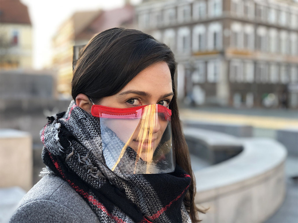 Logotrade mainoslahjat ja liikelahjat tuotekuva: KALIPSO kasvosuoja - läpinäkyvä maski suulle ja nenälle 1447162