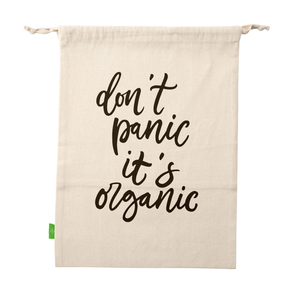 Logo trade mainoslahjat tuotekuva: Natura Organic GOTS Mesh Bag (120 g/m²) hedelmäpussi