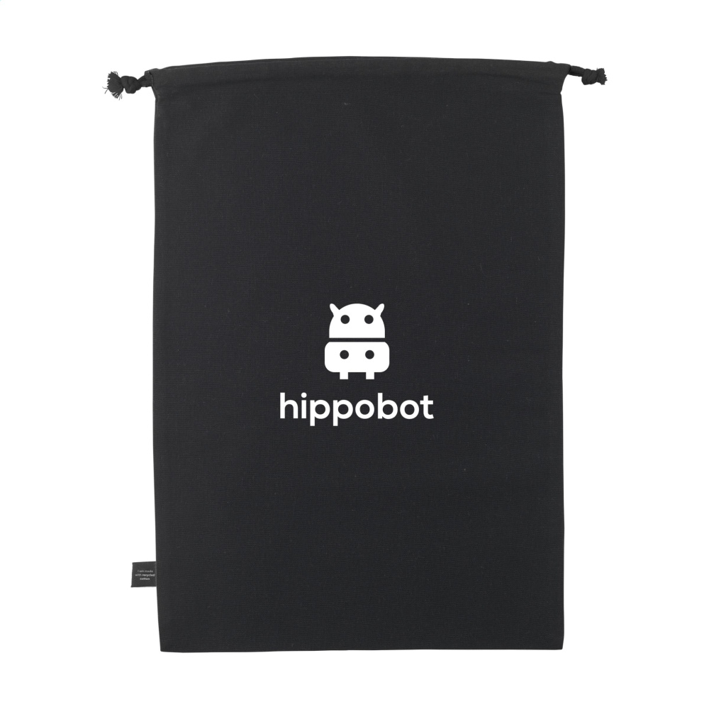 Logo trade mainostuotet tuotekuva: Lahjapussi GRS kierrätettyä puuvillaa (150 g/m²) L