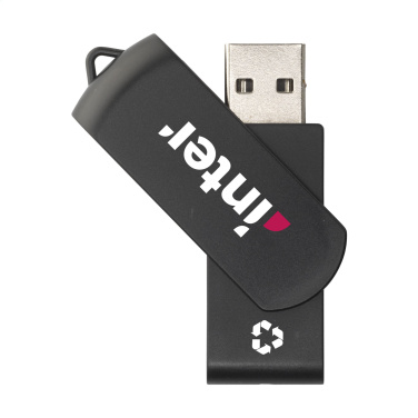 Logo trade liikelahjat tuotekuva: USB Twist Recycle 64 Gt