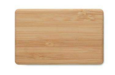 Logo trade mainostuote kuva: TWS-kuulokkeet bambukotelossa