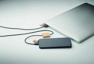 Logo trade liikelahja mainoslahja tuotekuva: 60 W latauskaapeli