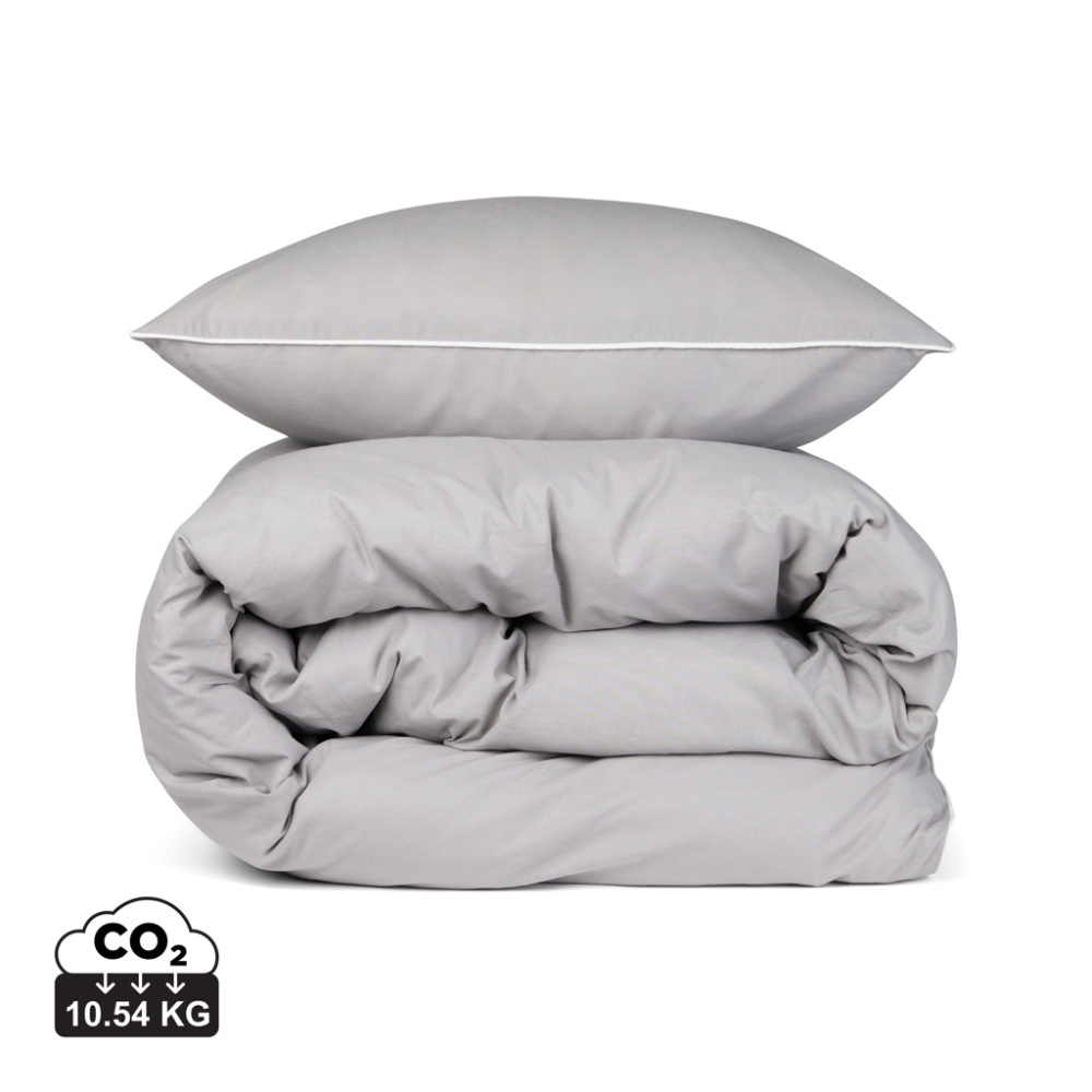 Logo trade liikelahja mainoslahja tuotekuva: VINGA Marston OCS -pussilakanasetti luomupuuvillaa, 4 osaa