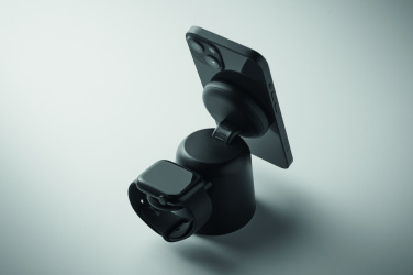 Logotrade liikelahja mainoslahja kuva: 3 in 1 langaton laturi 15W