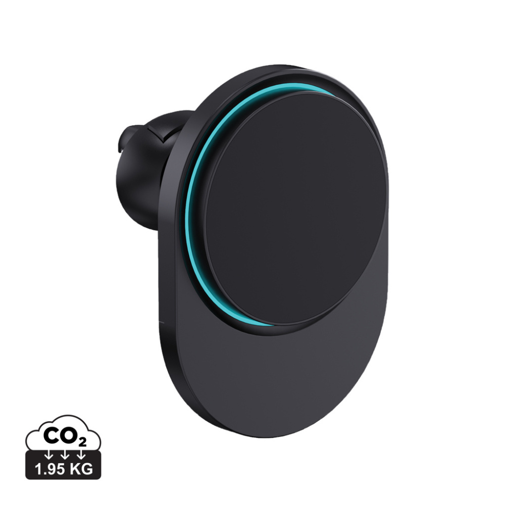 Logotrade liikelahja mainoslahja kuva: PowerCruze RCS, 15 W magneettinen auton latausteline