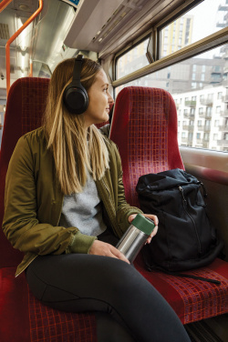 Logo trade mainoslahja kuva: Musta+Blum-eristetty matkamuki ruostumatonta terästä