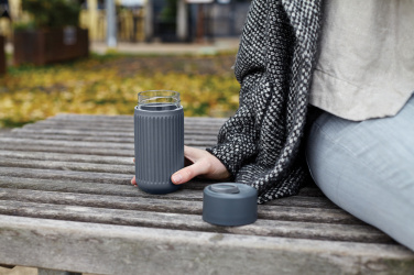 Logo trade mainostuotet tuotekuva: Black+Blum lasinen matkakuppi 340 ml