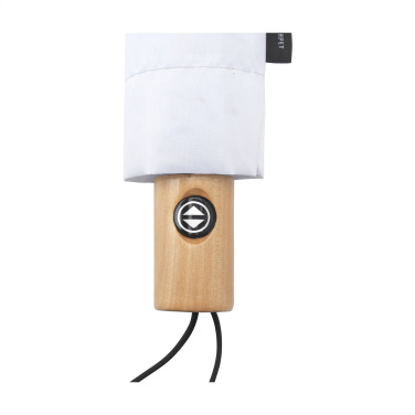 Logotrade liikelahja tuotekuva: Michiganin taitettava RCS RPET sateenvarjo 21 tuumaa