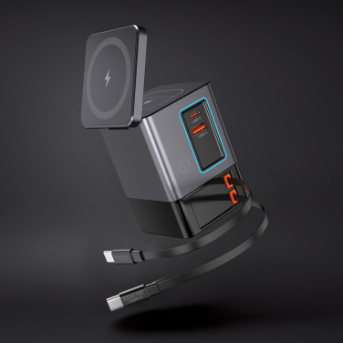 Logotrade reklaminės dovanos nuotrauka: „Urban Vitamin Sacramento“ 105 W GAN įkroviklis + ištraukiami laidai