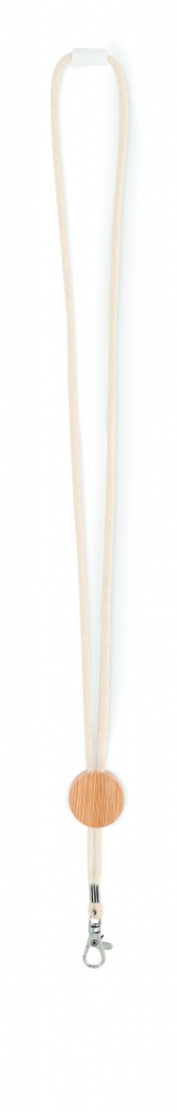 Logotrade biznesa dāvanas foto: Kokvilnas aukla ar metāla āķi