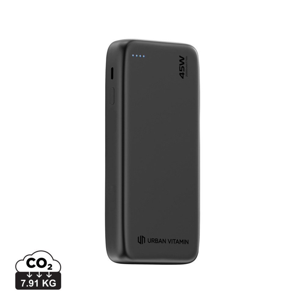 Logotrade korporatīvās dāvanas foto: Urban Vitamin San Mateo 45W 20 000 mAh Powerbank