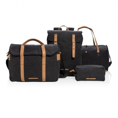 Лого трейд бизнес-подарки фото: Холщовая косметичка без ПВХ