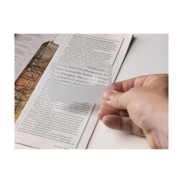 Лого трейд pекламные cувениры фото: Лупа Кредитная карта magni-glass