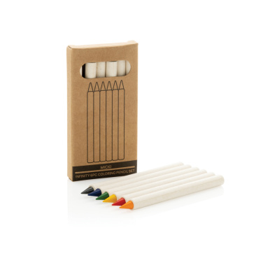 Логотрейд pекламные cувениры картинка: Набор цветных карандашей Micki GRS infinity из 6 предметов