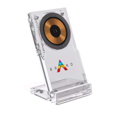 Лого трейд бизнес-подарки фото: Магнитная беспроводная зарядная подставка Magcharge 15 Вт