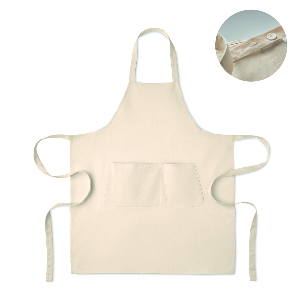 Лого трейд бизнес-подарки фото: Organic cotton apron 240 gr/m²