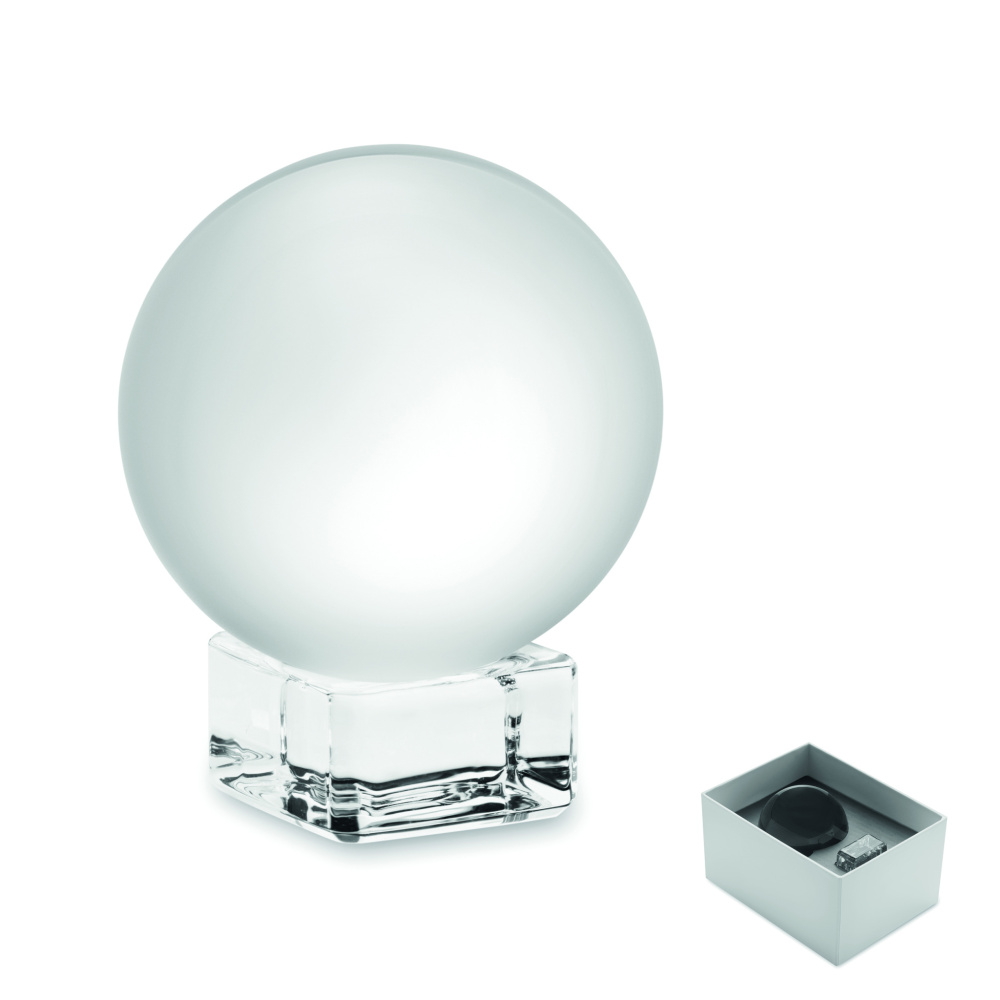 Логотрейд бизнес-подарки картинка: Glass round award