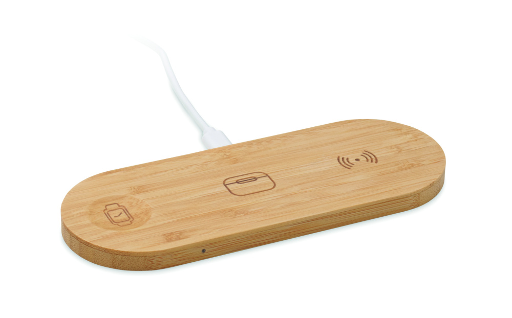 Логотрейд pекламные подарки картинка: 3 in 1 15W wireless charger