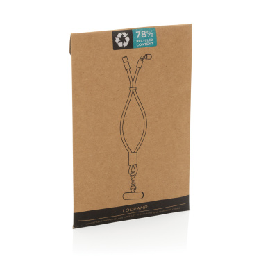 Лого трейд pекламные подарки фото: Регулируемый ремешок для телефона LoopAmp RCS RPET, кабель 60 Вт