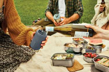 Лого трейд pекламные продукты фото: Дорожный стакан из стекла Black+Blum 340 мл