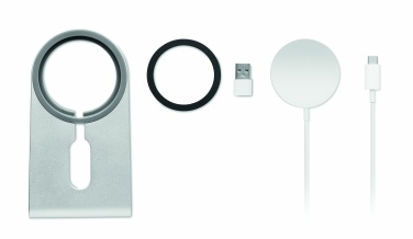 Logotrade kampanjprodukter bild: Trådlösladdare magnetisk 15W