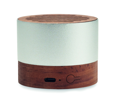 Logotrade profilprodukter bild: Högtalare i återvunnet alu