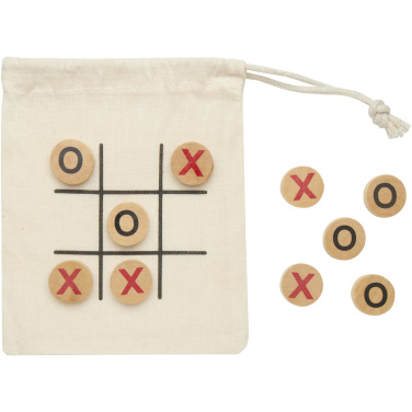 Logotrade kampanjprodukter bild: Whorl tic-tac-toe-spel av trä