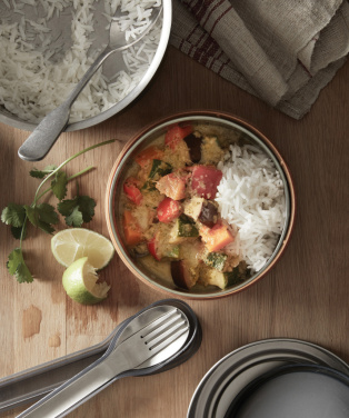 Logotrade kampanjprodukter bild: Black+Blum Lunchskål i glas 750 ml