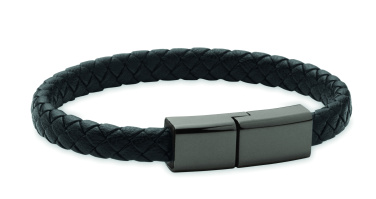 Logotrade reklamprodukter bild: Flätad armband/kabel typ-C