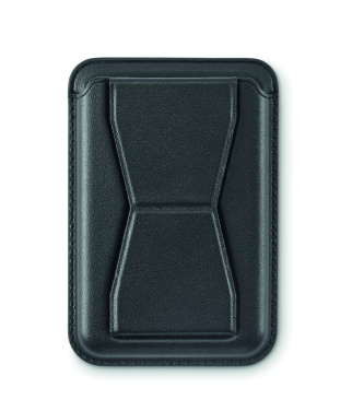 Logotrade presentreklam bild: Magnetisk PU-korthållare
