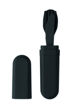 Logotrade profilprodukter bild: Bestickset och fodral i PLA