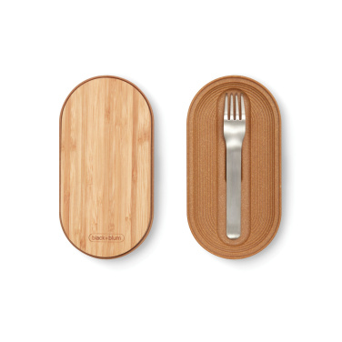 Logotrade profilreklam bild: Black+Blum Dubbel Rostfri Bento-låda